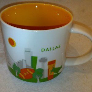 Starbucks Dallas YOU ARE HERE Coffee Mug Good Back To School Gift for Dorm Room.